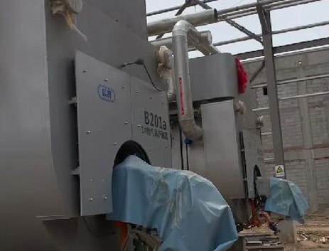 2臺臨時20噸-2.0MPa蒸汽鍋爐租賃供應(yīng)蒸汽施工現(xiàn)場